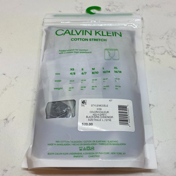 NWT Calvin Klein Cotton Stretch Multicolor 2 Boxer Briefs - Picture 2 of 3